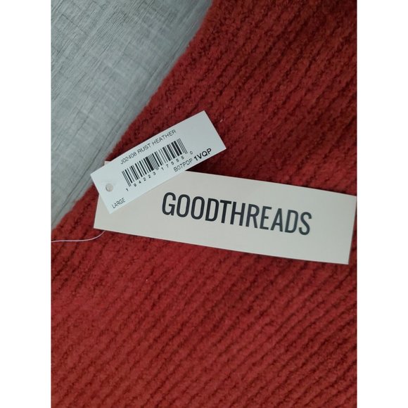 Goodthreads Women's Oversized Boucle Shaker Stitch size Large NWT defect - Picture 7 of 12